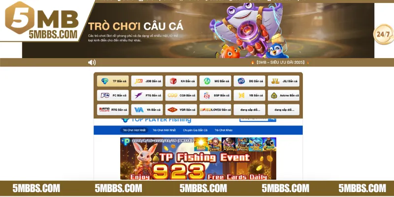 Giới thiệu đôi nét về sảnh cược bắn cá H5 trực tuyến đỉnh cao tại 5MB